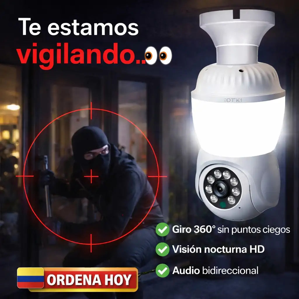 BOMBILLO CON CAMARA 360