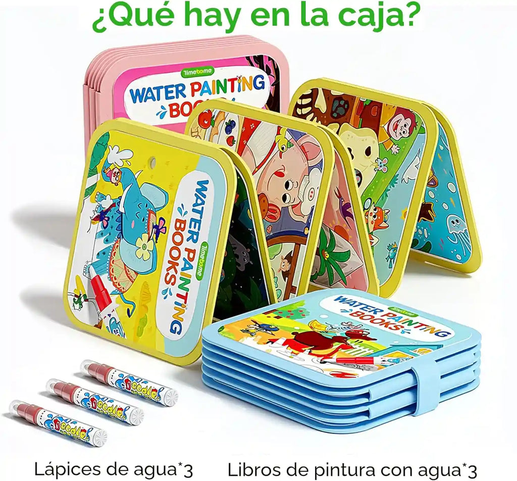 PAGAS 2 Y LLEVAS 3 LIBRO PARA PINTAR CON AGUA