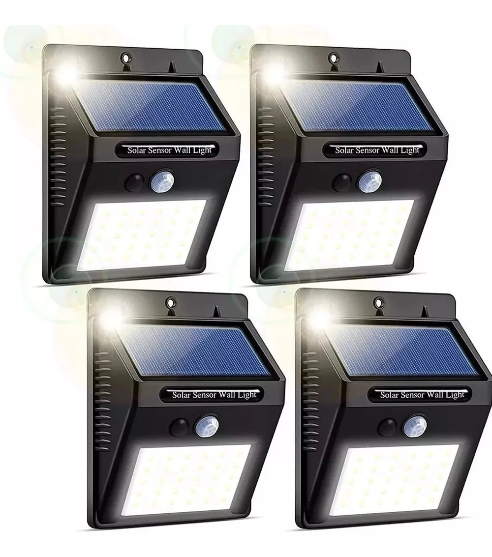 SUPER PROMO DE 4 LAMPARAS CON PANEL SOLAR